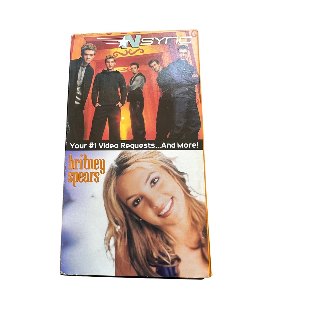 NSYNC Britney Spears Your #1 Video Requests And More VHS 2000 Jive Records
